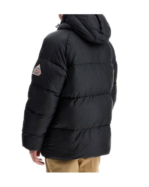 Pyrenex Black Hooded Cotton Suit for men
