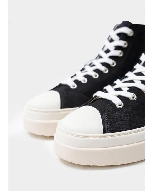 Isabel Marant Black Austen High-Top Sneakers
