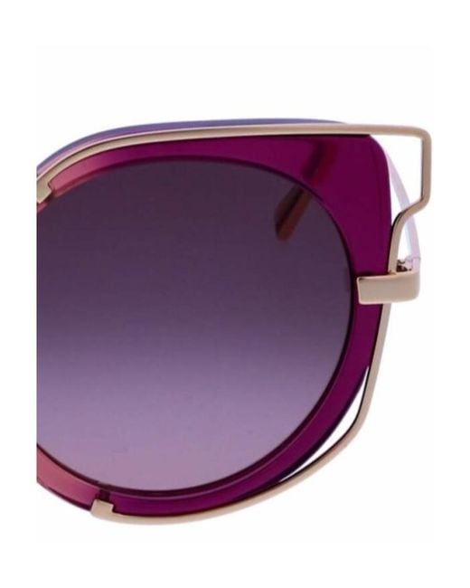 MCM Purple Round Sunglasses