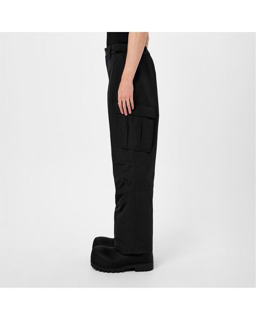 Balenciaga Black Ski Cargo Pants for men