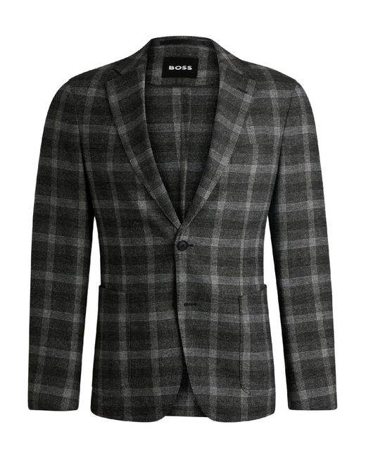 Boss Black Single-Breasted Blazer for men