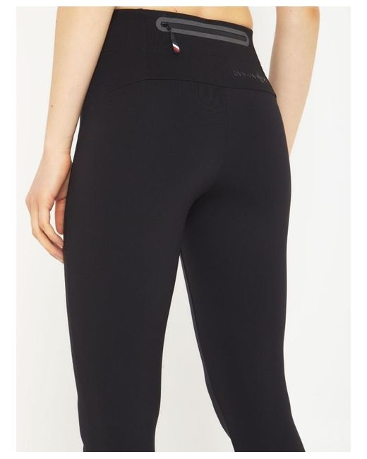 Moncler Black Elastic Waist Casual Pants