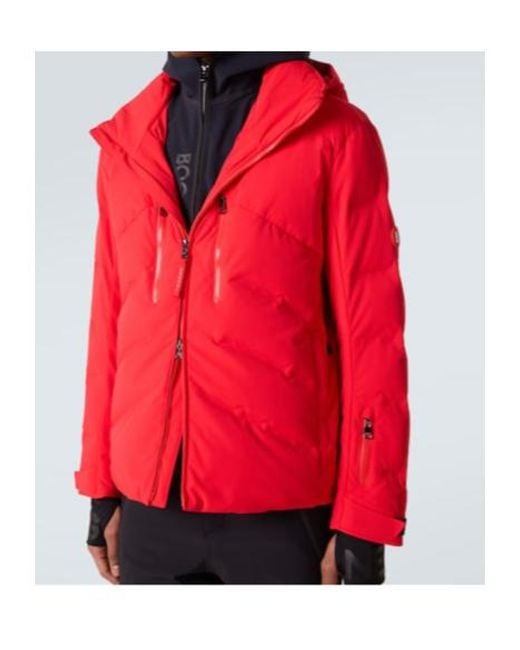 Bogner Red Jervis-D Hooded Down Ski Jacket for men