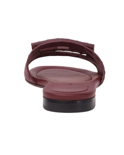 Fendi Brown Baguette Ff Slip-On Slides