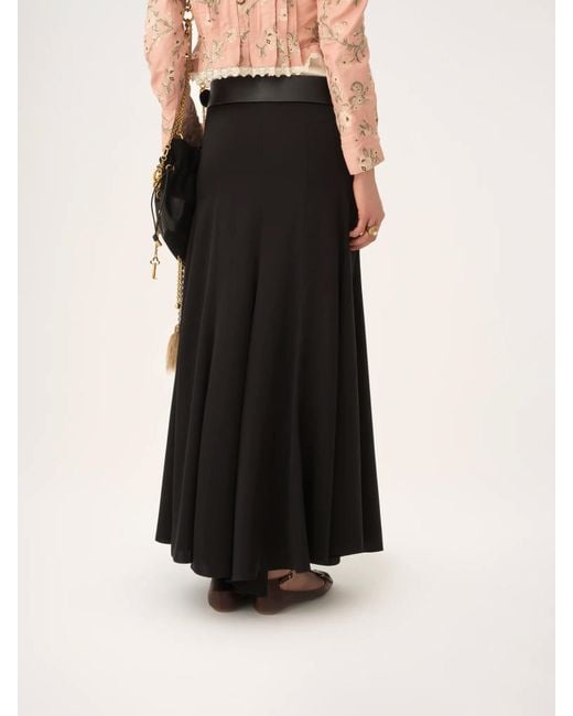 Chloé Black Chloé Fluid Maxi Skirt
