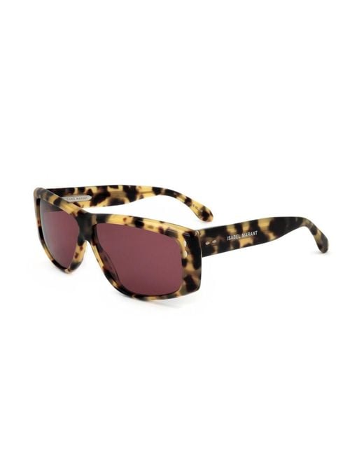 Isabel Marant Pink Geometric Frame Sunglasses