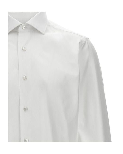 Barba Napoli White Journey Shirt for men