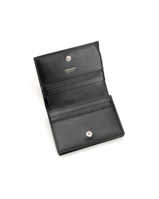 Ferragamo Black Ferragamo Bow Detailed Folded Wallet