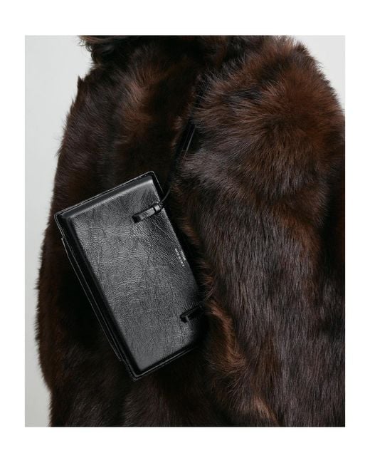 Totême  Black Totême Cocktail Naplack Bag