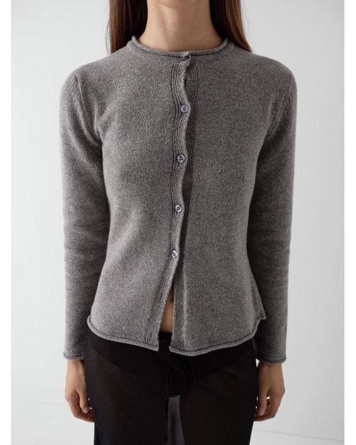 GIMAGUAS Gray Cometa Button-Up Cardigan
