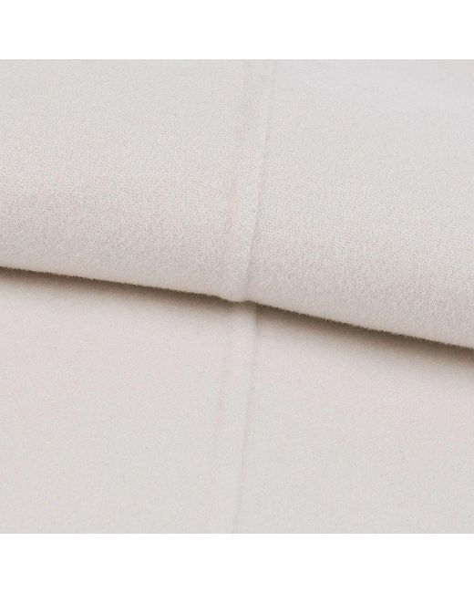 Max Mara White Long-Sleeved Wool Jacket