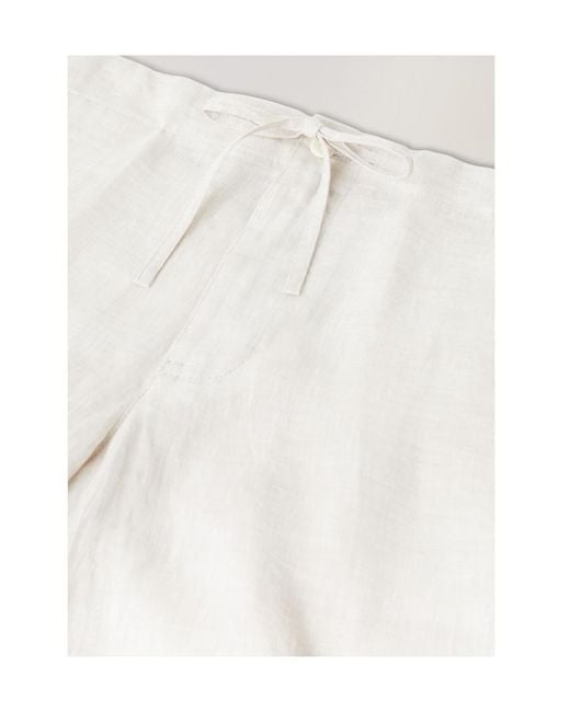 Loro Piana Gray Drawstring Lacing Shorts for men