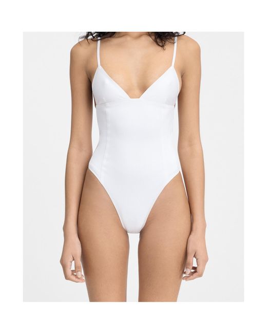 Jacquemus White The Spallina Bodysuit