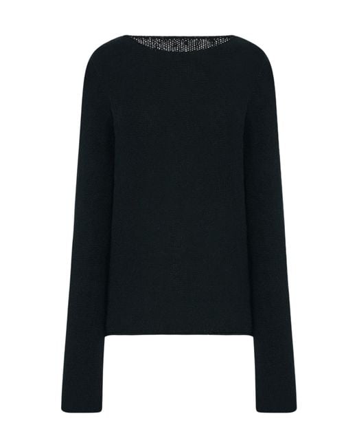 The Row Black Long-Sleeved Knitwear