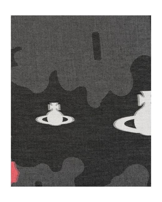 Vivienne Westwood Camouflage Orb Scarf in Grey | Lyst UK