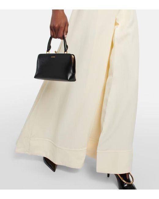 Jil Sander White Knotted Cutout Crêpe Gown