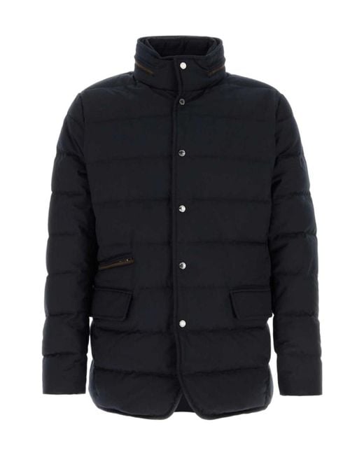 Moorer Blue Ilvo Pum Quilted Down Jacket for men