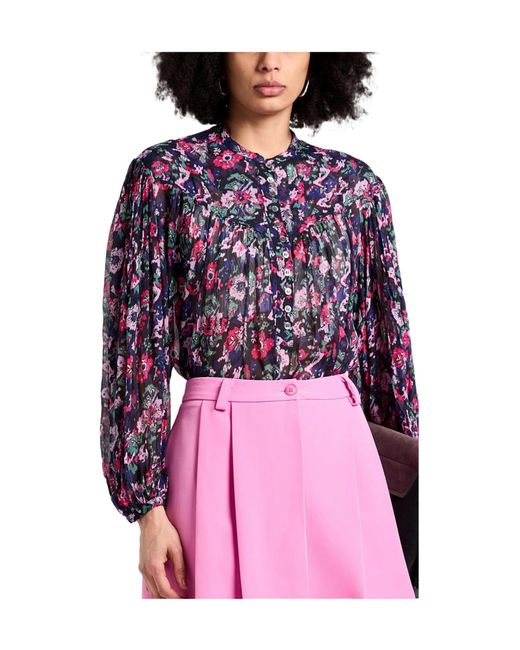 Isabel Marant Blue Silk Blouse