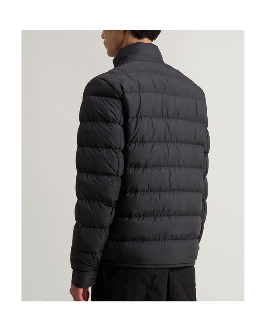 Woolrich Blue Lightweight Down Jacket for men