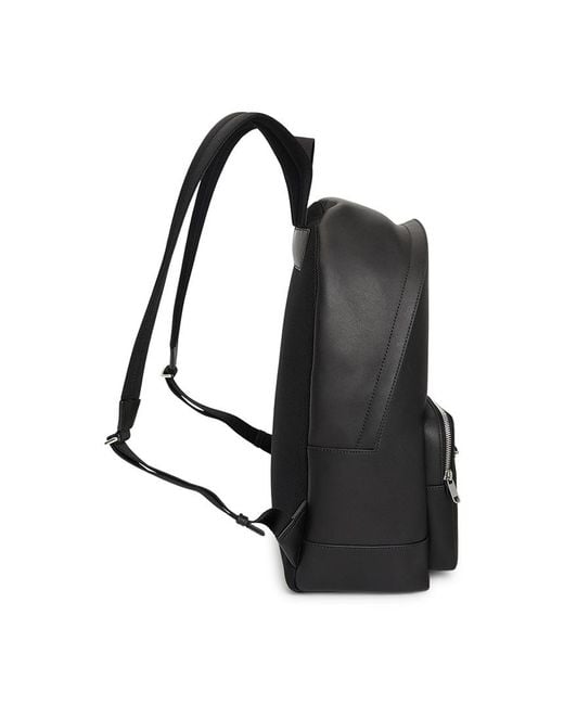 Bally Black Zippered Backpack for men