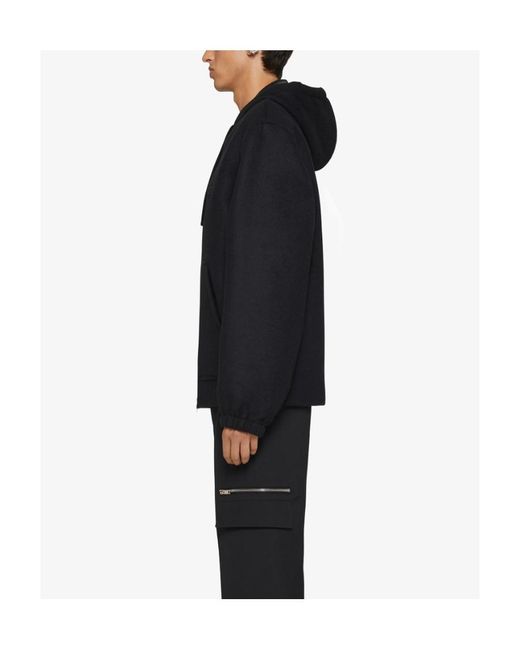 Givenchy Blue 4G Pattern Zipped Hoodie for men