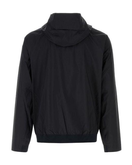 Veilance Black Hooded Ripstop Jacket for men