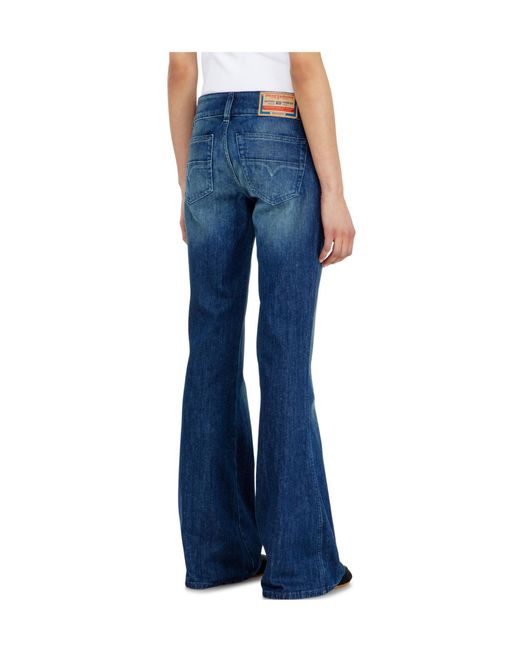 DIESEL Blue D-Hush Flared Jeans
