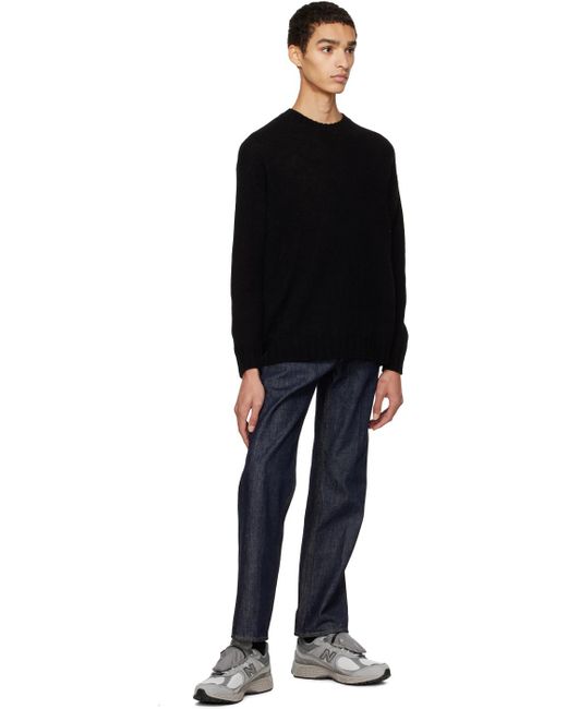 Auralee Blue Regular Fit Jeans for men