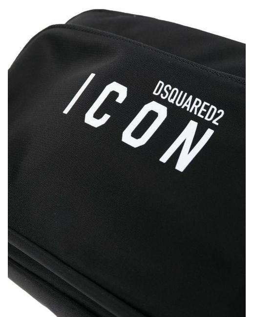 DSquared² Black Be Icon Shoulder Bag