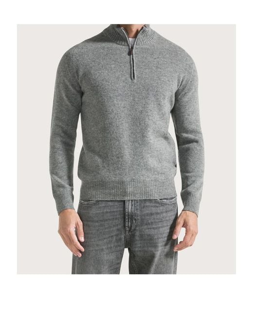 Seventy Gray Turtleneck With Zipper for men