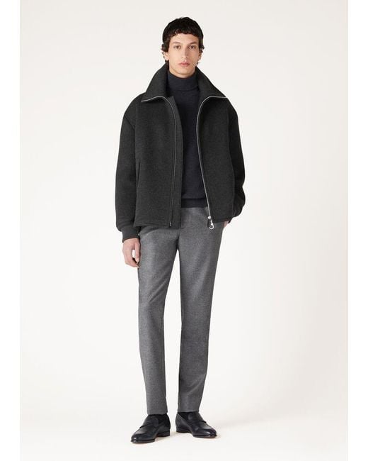 Loro Piana Black Classic Turtleneck Jumper for men