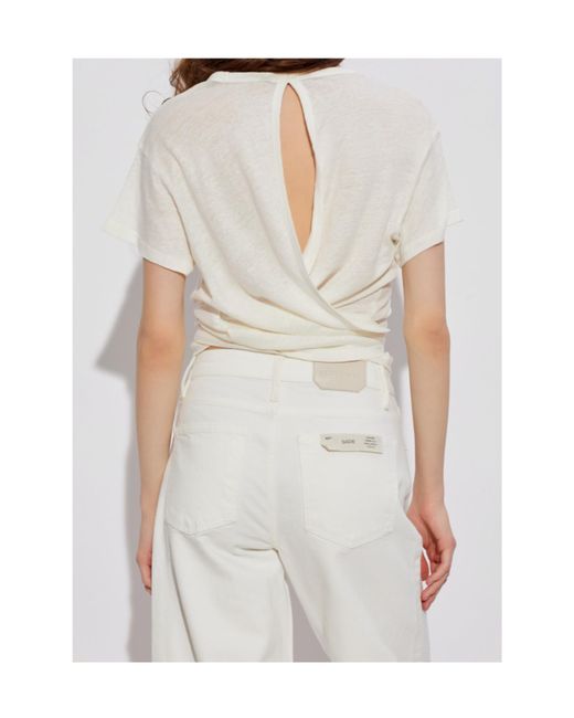 IRO White Short-Sleeved T-Shirt