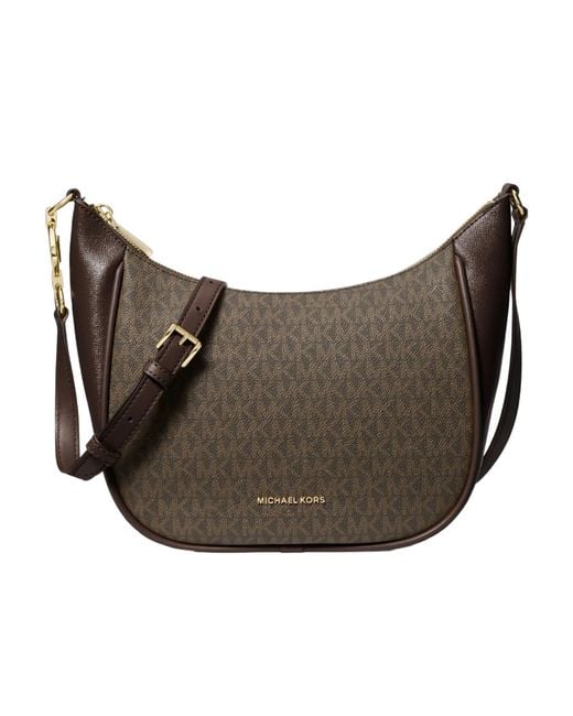 Michael Kors Gray Cheryl Medium Presbyopic Messenger Bag