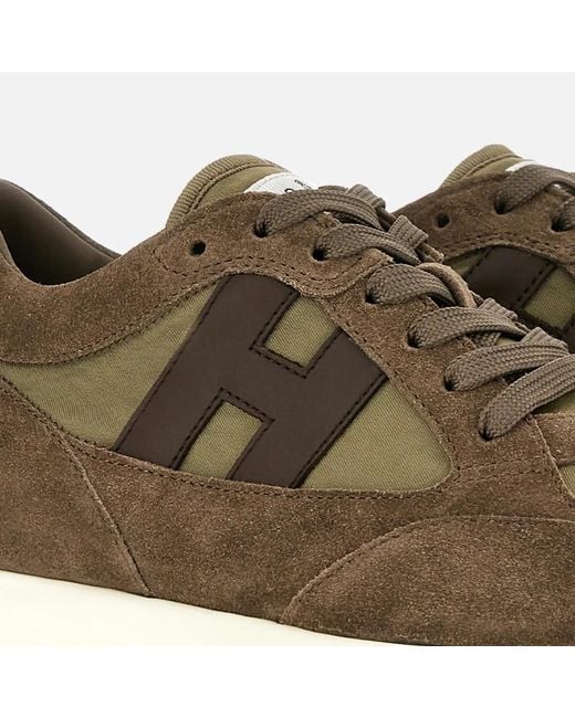 Hogan Brown Sneakers Interactive for men