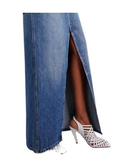 Stella McCartney Blue Denim Maxi Dress