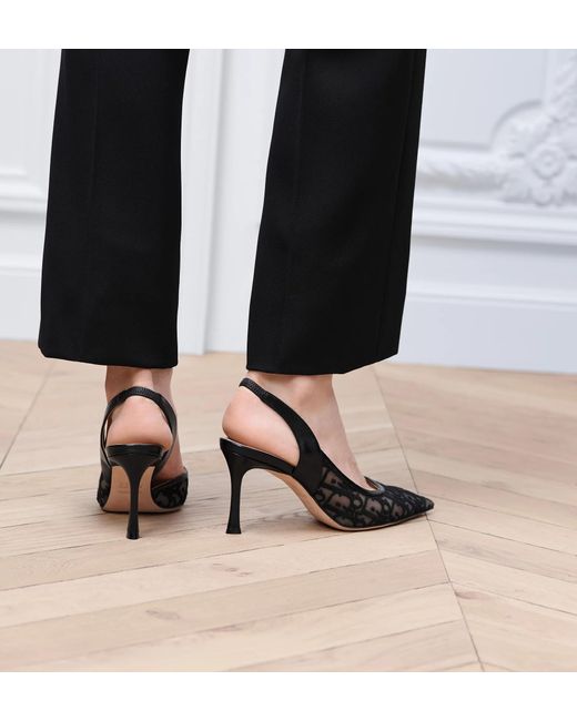 Dior Black Aable Slingback Pump