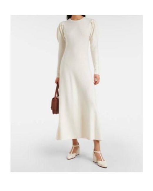 Gabriela Hearst White Midi Dress