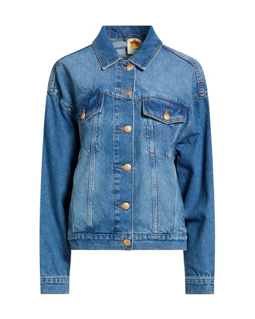 Farm Rio Blue Long-Sleeved Jacket
