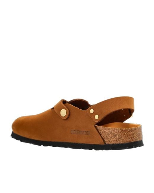 Birkenstock Brown Tokio Ii Buckled Clog Sandals
