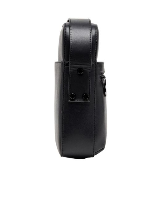 DIESEL Black Rivet-D Crossbody Bag for men