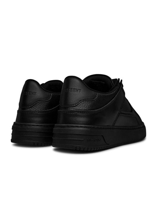 Represent Black Solid Color Sneakers for men