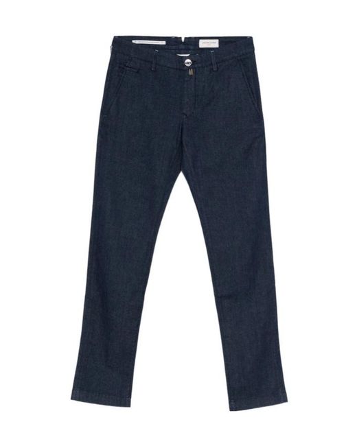 Jacob Cohen Blue Straight-Leg Jeans for men
