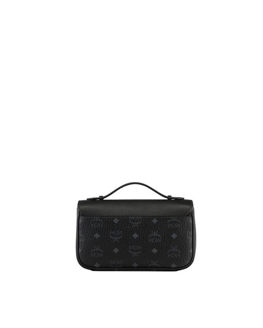 MCM Black Tracy Visetos Cross Body Bag