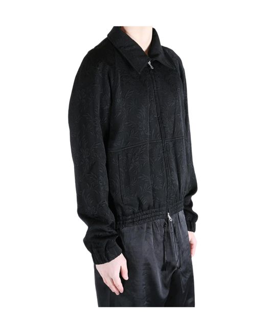 Dries Van Noten Black Zipper Jacket for men