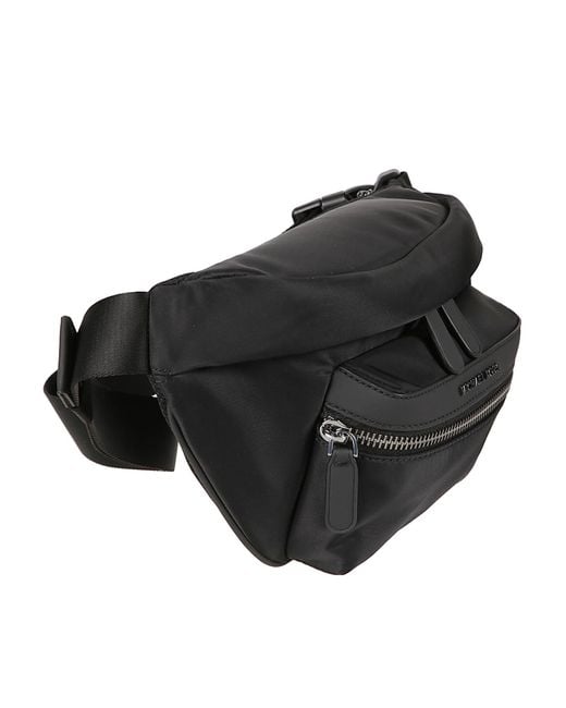 Michael Kors Black Logo Lettering Belt Bag for men
