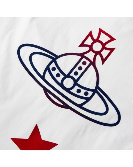 Vivienne Westwood White Classic Crew Neck T-Shirt for men