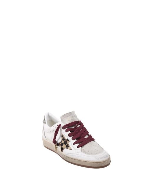 Golden Goose Deluxe Brand Pink Ball Star Glittered Sneakers