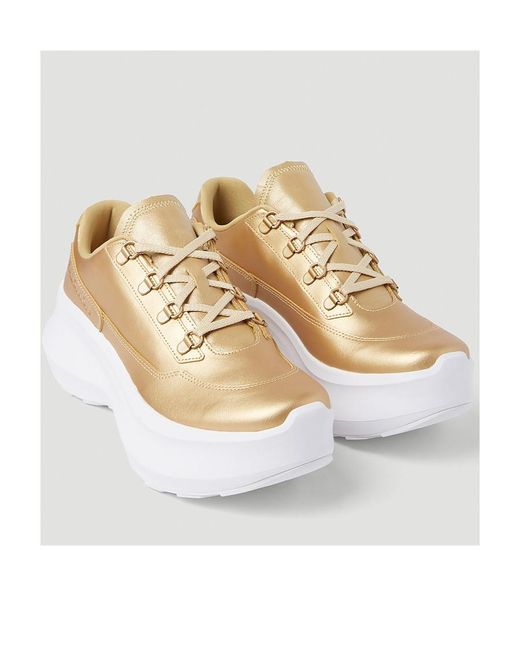 Comme des Garçons White Logo Sports Shoes for men