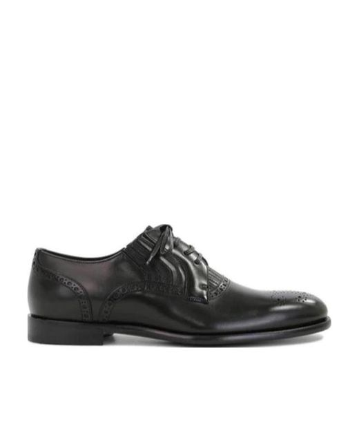 Dolce & Gabbana Black Logo Casual Business Shoes for men