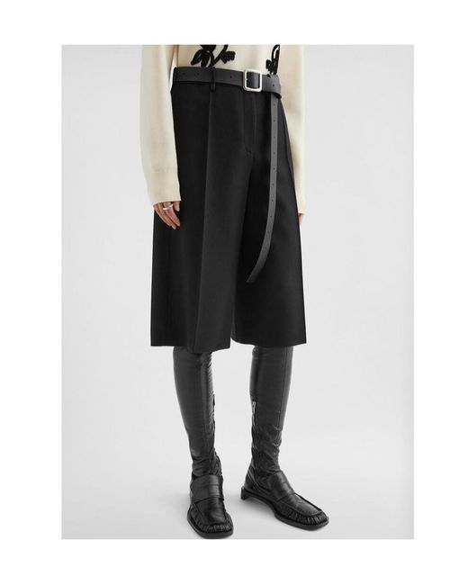 Jil Sander Black Bermuda Shorts